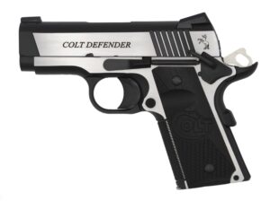Colt Combat Elite Defender 45 ACP Stainless/Black 3" 7+1 NS Pistol