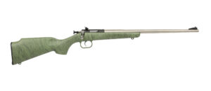 Davey Crickett Keystone Sporting Arms 22 LR Stainless Green/Black WEB 16.125" 1-Round Rifle