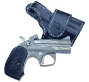 Bond Arms Rowdy XL Flag 45LC/410 Stainless 3.5" 2-Round Derringer