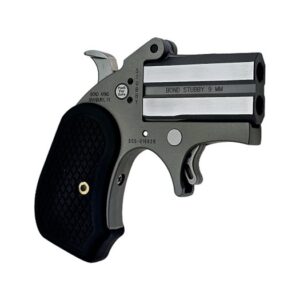 Bond Arms Stubby 9mm Stainless 2.2" FS B6 Grip 2-Round Derringer