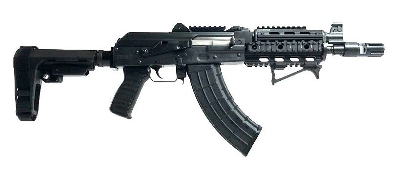 Zastava Arms USA Zpap92 Pist 7.62X39 Black SB3 10" 30-Round